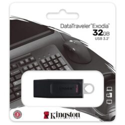 Kingston 32GB USB 3.2 Gen 1 Datatraveler Exodia USB Bellek (Siyah+Beyaz)